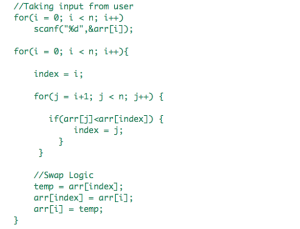 Selection Sort Program in C | Code | Video Tutorial