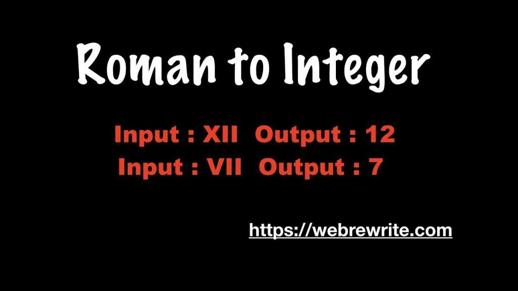 roman-to-integer-easiest-explanation-code-video-tutorial